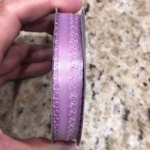 NWT Bundle 2 Offray Spool of Lavender Eyelet Ribbon